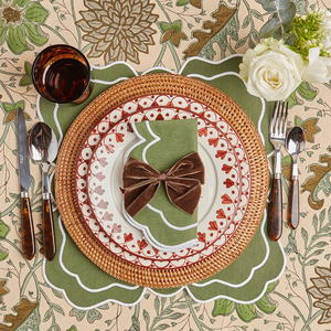 Tendance 2026 : Assiettes de présentation en rotin, sets de table bohèmes en rotin, sets de table et assiettes de présentation en osier, vente chaude OEM, directement de l'usine du Vietnam - Product Image 3