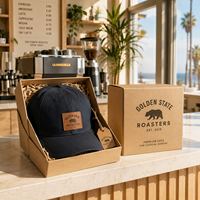 Boîtes en carton pour casquettes homme AT PACK – Emballage personnalisé pour casquettes avec logo – Articles promotionnels pour cafés