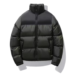 2025 nuevas chaquetas acolchadas personalizadas para exteriores para hombres construidas con tela de lona delgada construida para protección contra el viento y calidez - Product Image 3