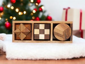 Thanh thiếu niên và người lớn trò chơi bằng gỗ não trêu ghẹo gỗ Đồ chơi bàn câu đố Bàn cà phê trang trí trò chơi rộng 3D câu đố - Product Image 5