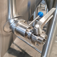 Cuves de fermentation de bière empilées de 600 L avec chemise de refroidissement