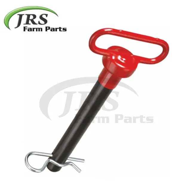 Red handle Hitch Pin With Hair Pin Manufacturer and Exporter From India JRS Farmparts At Whole Sale Price