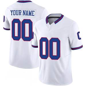 ชุดเสื้อเจอร์ซีย์อเมริกันฟุตบอลสำหรับผู้ใหญ่ พิมพ์ลายแฟชั่นสตรีทสไตล์ตามสั่ง ผลิตจากโพลีเอสเตอร์ 100% แห้งเร็ว เหมาะสำหรับการฝึกซ้อม รับผลิตแบบ OEM - Product Image 3