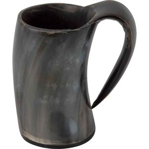 Taza de cerámica de cuerno hecha a mano Natural de alta calidad Diseño vikingo sostenible a precio atractivo para ocasiones navideñas - Product Image 4