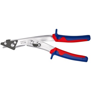 Cortador de metal KNIPEX de 280 mm de longitud total, 2,7 mm de ancho de corte, mangos multicomponentes niquelados, suministros para manualidades - Product Image 3