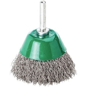 Stainless Steel Surface <b>Brush</b> 50 Mm Shaft 6 Mm Wire Thickness 0.3 Mm 10500 Min- by Lessmann - Product Image 1