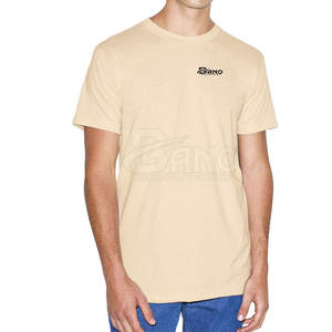 Camiseta de hombre de la mejor calidad Diseño personalizado Tela de punto de fibra de algodón/bambú Más popular - Product Image 1