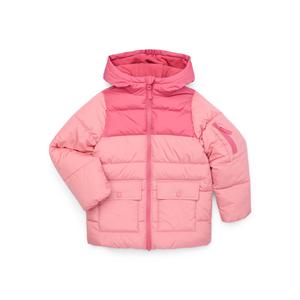 Veste matelassée en polyester 100% unisexe personnalisée pour enfants Veste en duvet à capuche à bulles chaudes avec poches Vêtements d'extérieur pour enfants - Product Image 1