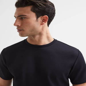 Haute qualité hommes à manches courtes t-shirt t-shirt motif de transfert de chaleur 270GMS 100% coton tricoté T-Shirt coton hommes t-shirts - Product Image 4