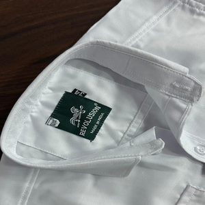 Camisas Oxford de manga larga con estilo para hombre superventas, ropa de moda informal con 4 bolsillos y botones, ropa transpirable al por mayor - Product Image 6