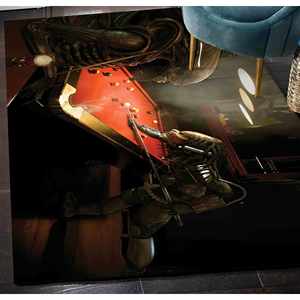 Alfombra de billar Alien vs Predator: Decoración moderna, apta para mascotas, alfombra de chenilla - Product Image 4