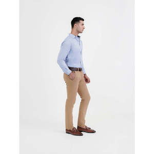 Pantalones Chinos PALLAS MC2084 de Cintura Media, Casuales, de Sarga de Algodón, Diseño Liso - Product Image 3