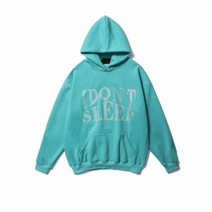 Sudadera con Capucha para Hombre, Fabricada Directamente en Fábrica, Color Personalizado, Duradera, Transpirable, Forrada, de Tela Suave, con Pedrería, para Invierno, Informal, Sólida - Product Image 5