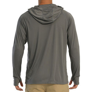 Mositure mèche protection UV hommes vêtements de pêche chemises de pêche personnalisé nouvelle conception sérigraphie 4 voies extensible - Product Image 2