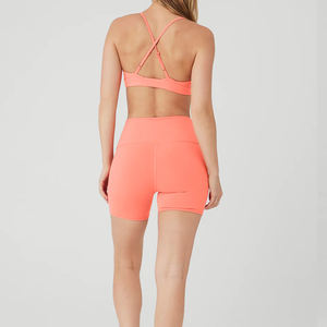 Pantalones de yoga sin costuras de cintura alta personalizados Top de manga larga para damas Ropa de fitness Tallas grandes Conjunto Bordado Sólido Traje de fitness de verano - Product Image 2