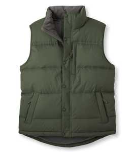 Haute qualité marque classique Couple hiver en plein air hommes réversible lavé Polyester rempli gilet corps plus chaud ras du cou bouffant - Product Image 5