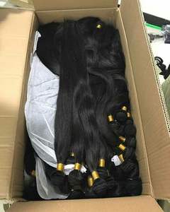 Meilleur prix sur vente en gros 100% extensions de cheveux humains naturels bruts cheveux Remy crépus droits ondulés pour le tressage - Product Image 4