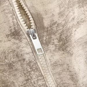 Femmes 2024 printemps Vintage à manches longues veste nouvelle mode pleine fermeture éclair vêtements d'extérieur coupe-vent avec duvet remplissage XS taille - Product Image 6