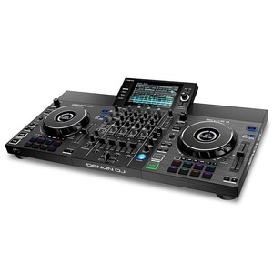 Contrôleur DJ autonome Denon DJ SC LIVE 4 100% haute qualité avec console audio de mixage alimentée, mixeur DJ, matériau métallique - Product Image 1
