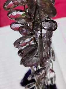 Perles de poire à facettes en améthyste rose naturelle pour la fabrication de bijoux collier double coupe perles coupées à carreaux - Product Image 3