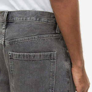 Pantalons pour hommes de dernière conception de qualité supérieure pantalons empilés lavés conception en gros vos propres pantalons empilés pour hommes - Product Image 3