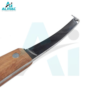 Cuchillos para pezuñas de acero ALMAC, recortadora de pezuñas de ganado de alta calidad, herramienta profesional de herrador para herraduras y aseo de caballos - Product Image 6
