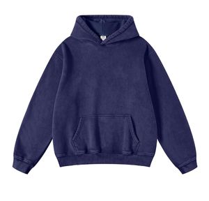 เสื้อกันหนาวสวมหัวมีฮู้ดสำหรับผู้ชาย100% ผ้าฟลีซเทอร์รี่ผ้าฟลีซผสมสำหรับฤดูหนาว - Product Image 1