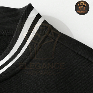 Nouveau Style hommes à manches longues simple boutonnage collège Baseball université vestes lettre brodé contraste couleur support toile - Product Image 6