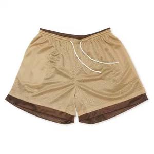 Pantalones cortos de algodón y poliéster de verano con logotipo personalizado para hombre, pantalones cortos de hombre informales con estampado de letras estilo Hip Hop para exteriores - Product Image 1