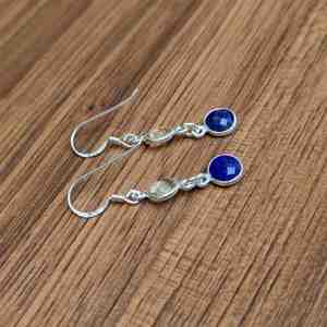 Magnifiquement fait véritable grenat pierre précieuse 925 argent Sterling goutte Designer boucle d'oreille bohème léger poids en gros boucle d'oreille - Product Image 3