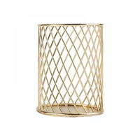 Porte-couverts en fil métallique forgé au design unique avec plaqué or pour décorer la table à un prix abordable