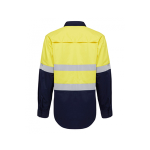 Polos de haute qualité à bas prix sécurité pour hommes ANSI classe 2 chemise de sécurité bas noir chemise réfléchissante pour hommes avec OEM - Product Image 5