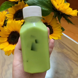 ขวดพลาสติกใสทรงสี่เหลี่ยมขนาด150มล. สำหรับดื่มชานมและโยเกิร์ตพร้อมฝาขวดบรรจุน้ำผลไม้ - Product Image 4