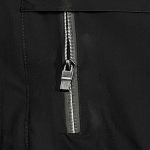 OEM Custom Men's Vintage <b>Denim</b> Stand Collar Front Logo Waterproof Breathable <b>Lightweight</b> Windbreaker <b>Jacket</b> Outdoor - Product Image 5