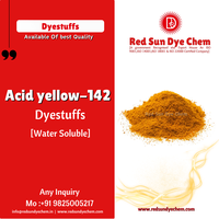 Colorant acide jaune 142 RED SUN CHEM, fabricant et exportateur indien pour les applications textiles et cuir