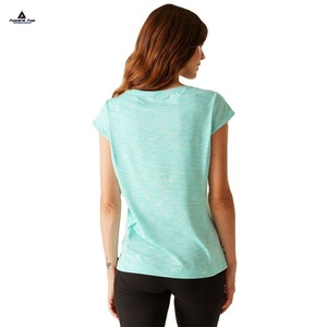 Vente en gros de t-shirt d'été surdimensionné en coton épais imprimé de logo personnalisé pour femmes impression 3D bouffante avec spandex - Product Image 3