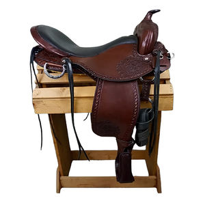 Ensemble de selle en cuir véritable de style occidental fait à la main - Product Image 2