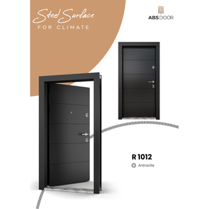 Puerta de Seguridad de Acero Inoxidable de Alto Rendimiento ABSDOOR NIGHT, Entrada Máxima de Seguridad para Villas y Hoteles, Directo de Fábrica en Turquía - Product Image 2