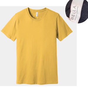 Bella toile solide uni unisexe col rond t-shirts Sublimation en gros Bella toile t-shirt - Product Image 4