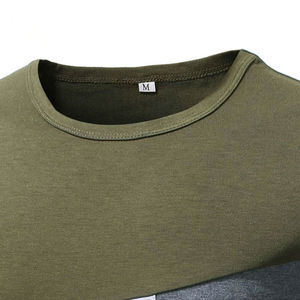 เสื้อยืดลำลองผู้ชายสไตล์สตรีทแวร์ ผ้าฝ้าย 100% แขนสั้น แห้งเร็ว รับทำโลโก้และสีตามสั่ง คุณภาพสูง บริการ OEM - Product Image 6