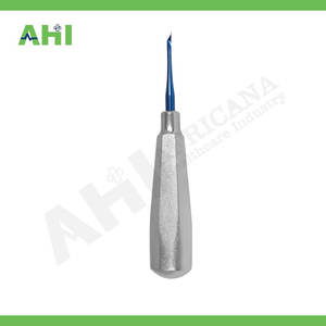 เครื่องมือถอนฟันแบบหมุน ทำจากสแตนเลส พร้อมปลายสีน้ำเงิน ได้รับการรับรองมาตรฐาน CE ระดับ I - Product Image 3