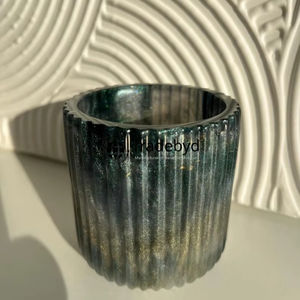 Portalápices de Resina Personalizado, Organizador de Escritorio Creativo con Pantalla de Temperatura, Calidad Premium para Decoración de Oficina Boutique, Tradebyd - Product Image 1