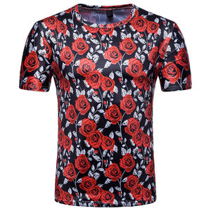 Camiseta de sublimación de nuevo diseño Top Best Sublimation Low MOQ 100% Camiseta de algodón para hombres camiseta de hombre estampada de ajuste suelto - Product Image 1