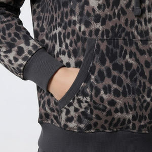 Sudaderas con Capucha para Mujer al por Mayor, Nuevo Estilo, Venta en Línea, Diseña Tu Propio Logotipo, Sudaderas Transpirables con Estampado de Leopardo para Mujer - Product Image 6