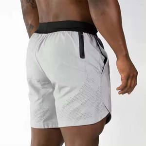 Logo personnalisé Short en coton pour hommes Polyester respirant Fitness Short de course Gym Fitness Hgih Street Style Short à taille élastique - Product Image 2