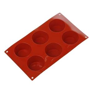 Molde de Silicona para Muffins Silikomart, 6 Unidades (6.9 cm), Herramienta para Hornear y Repostería - Product Image 4