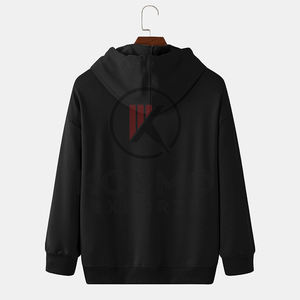 Sudadera con Capucha de Felpa 100% Algodón de la Mejor Calidad, Impermeable, para Hombre y Mujer, Informal, de Invierno, Lisa, con Logotipo Personalizable - Product Image 2