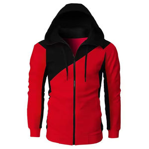 Sweat à capuche Boxy vintage pour hommes personnalisé 100% coton 500 GSM en détresse ourlet court lavage à l'acide numérique DTG automne tissu brodé - Product Image 5