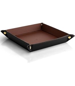 Bandeja de Servicio de Cuero Duradera, Ecológica y Hecha a Mano de Grado Comercial de Lujo con Asas Recortadas para Uso en el Hogar y Hoteles - Product Image 2