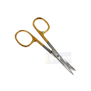 OEM logotipo personalizado profesional de alta calidad de acero inoxidable cutícula tijeras de uñas con precio barato - Product Image 1